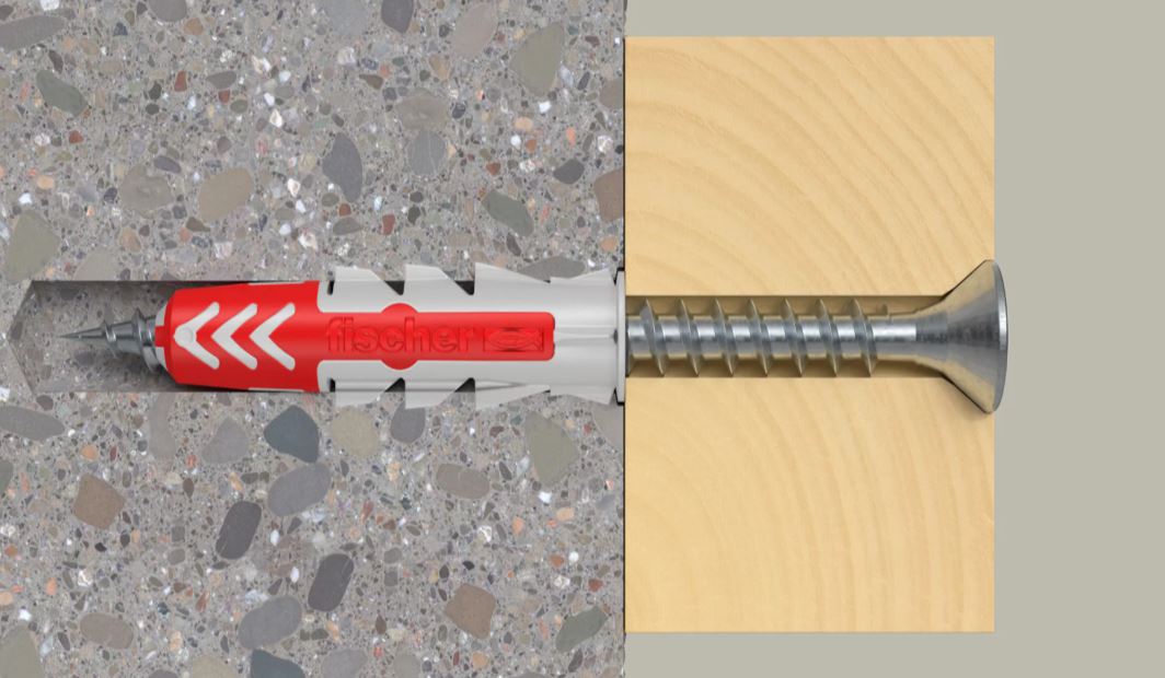 fischer DIY Universal Plugs and screw DuoPower