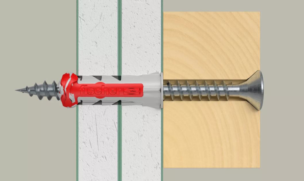 fischer DIY Universal Plugs and screw DuoPower