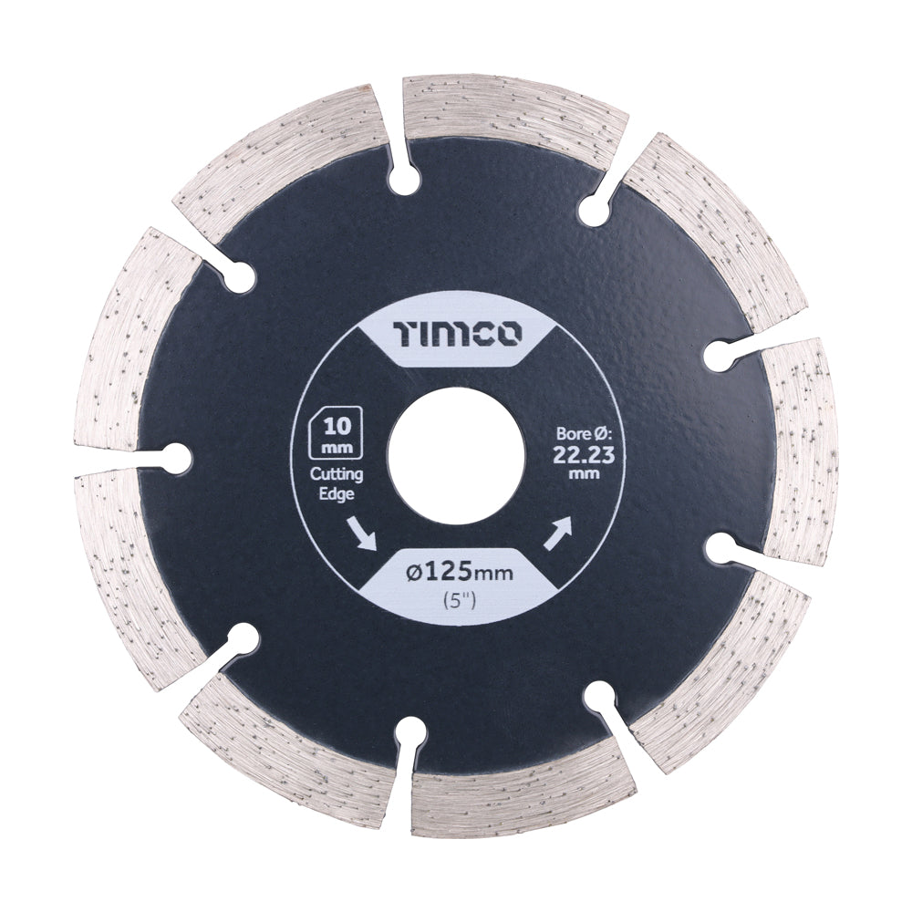Premium Diamond Blade Segmented 125 x 22.2