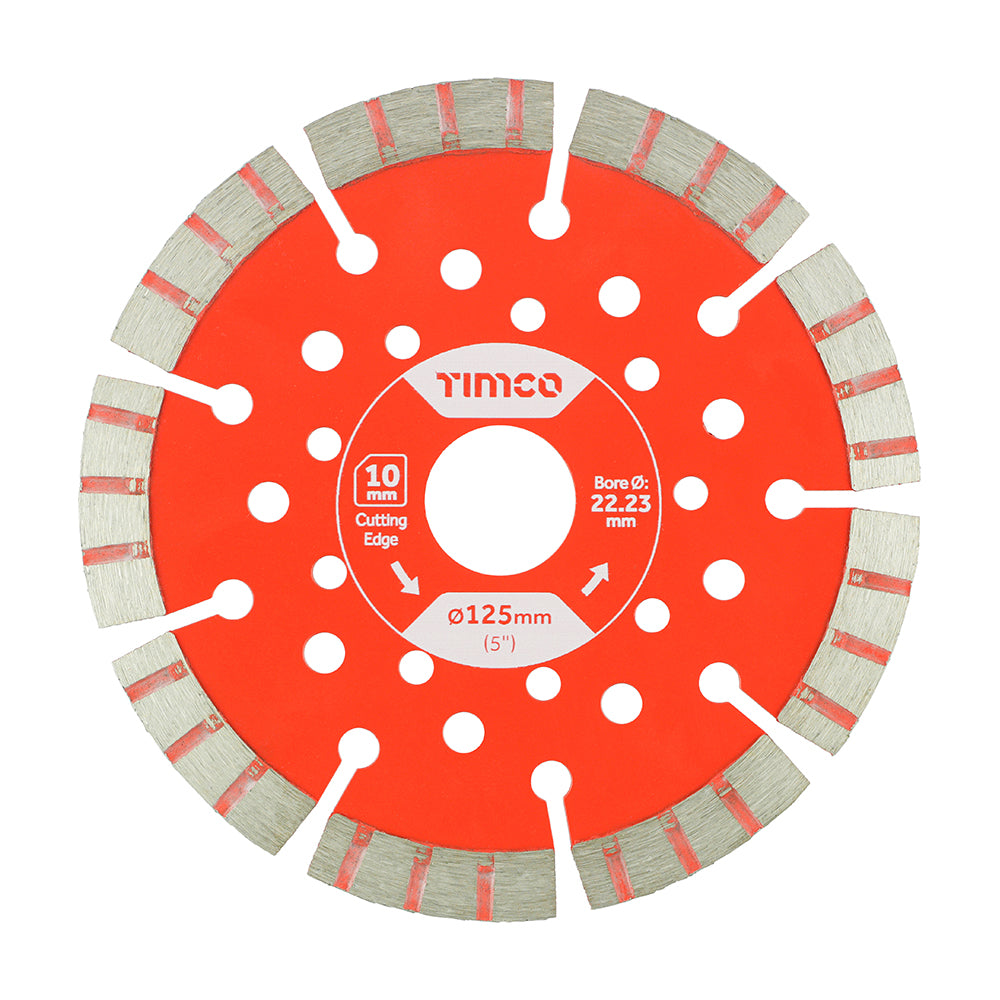 Trade Diamond Blade - Segmented 125 x 22.2