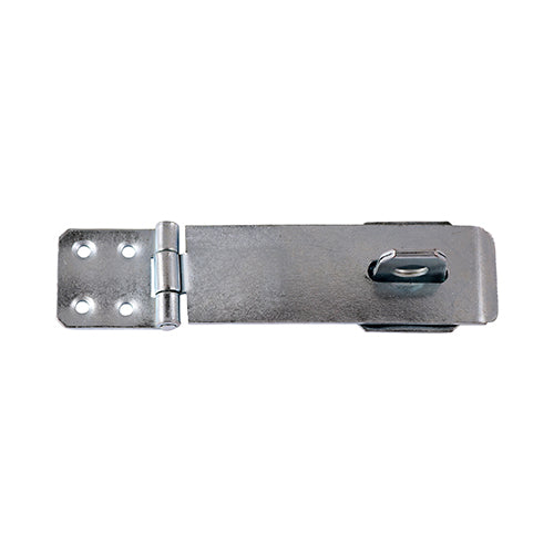 Safety Pattern Hasp & Staple - Zinc 4 1/2"
