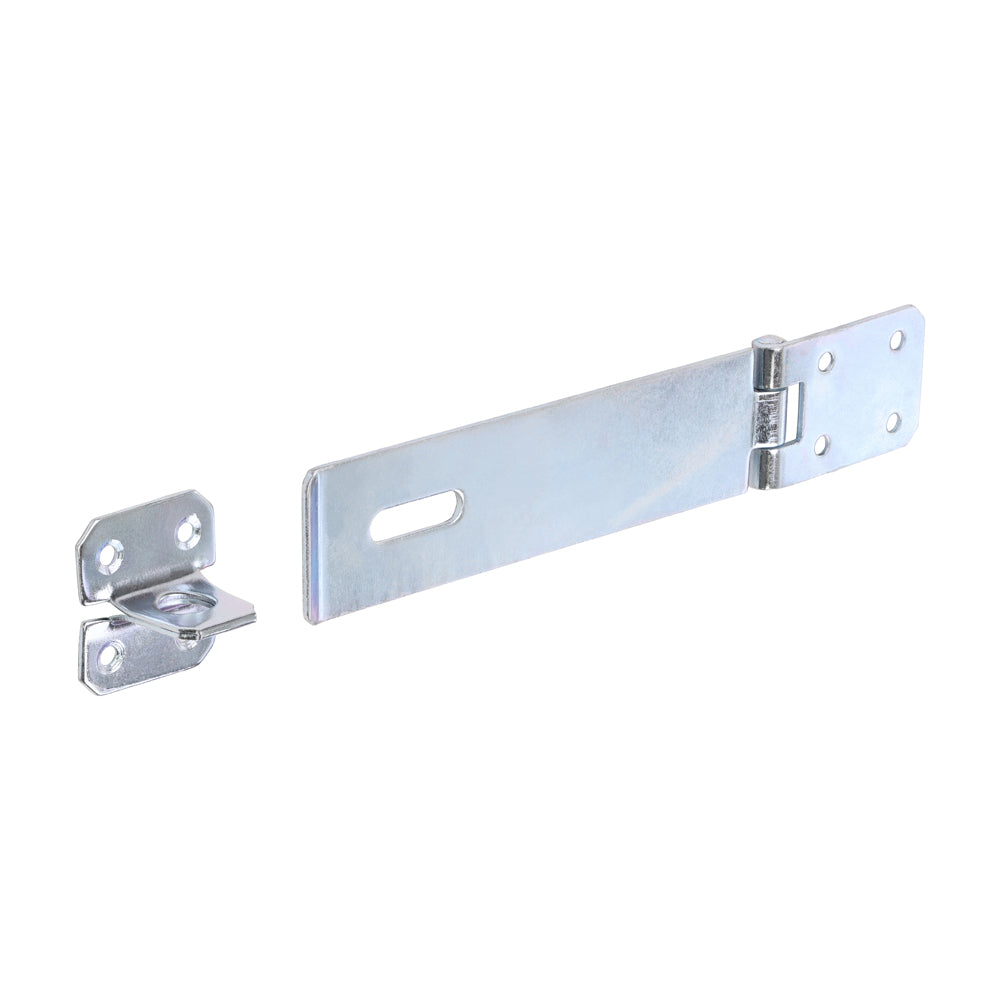 Safety Pattern Hasp & Staple - Zinc 6"