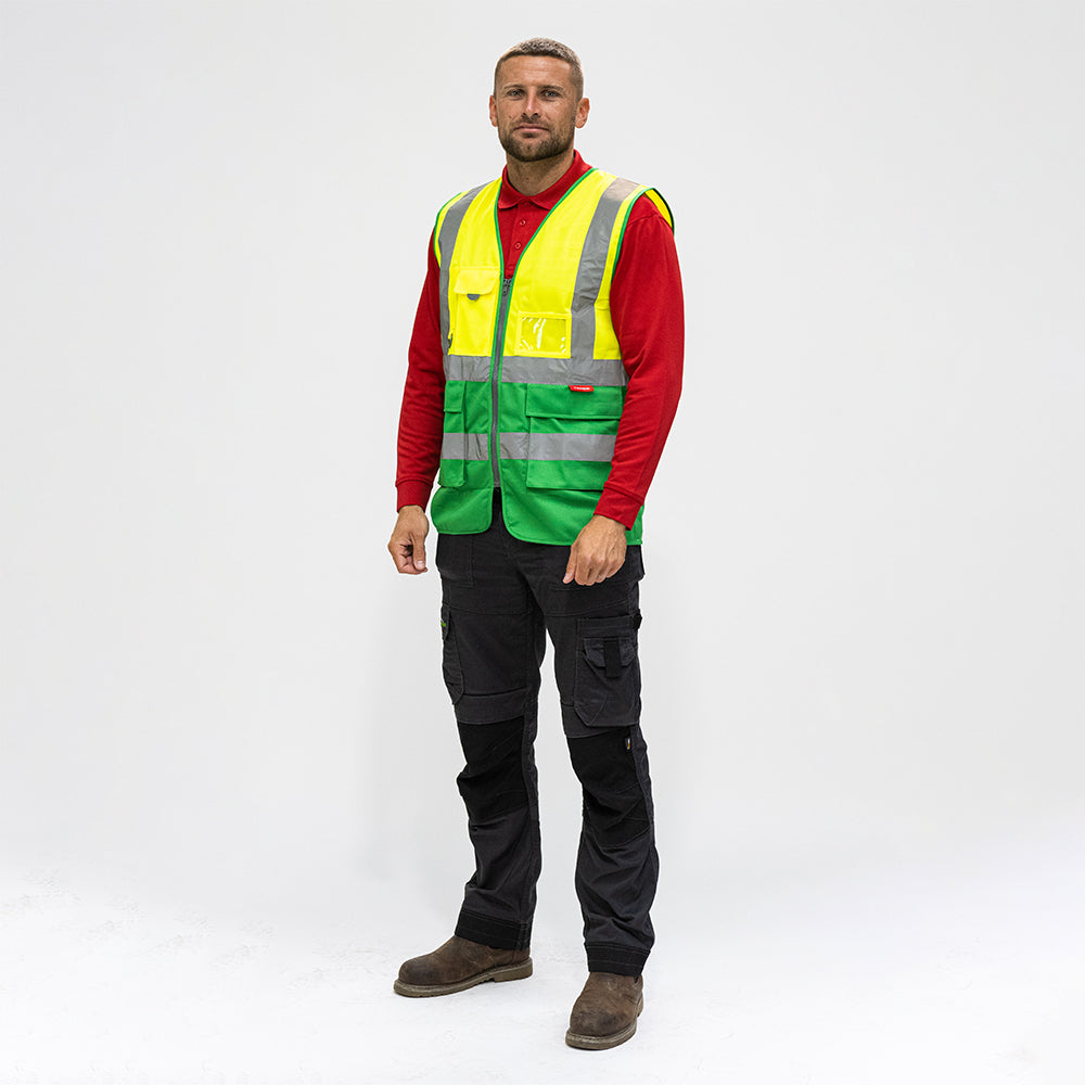Hi-Visibility Executive Vest - Yellow & Green XXXX Large