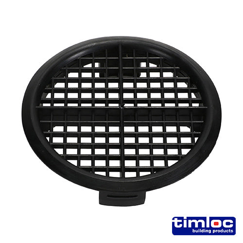 Timloc Push-in Soffit Vent - Black - 1141 70mm
