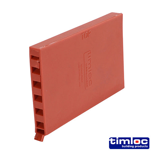 Timloc Cavity Wall Weep Vent - Terracotta - 1143TE 65 x 10 x 100