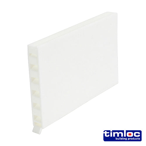 Timloc Cavity Wall Weep Vent - White - 1143WH 65 x 10 x 100