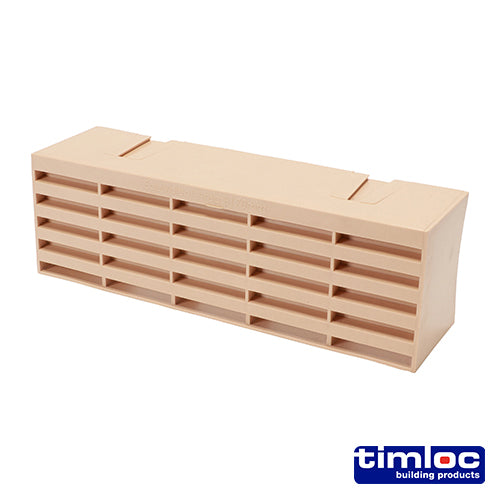 Timloc Airbrick - Plastic - Buff - 1201ABBU 215 x 69 x 60