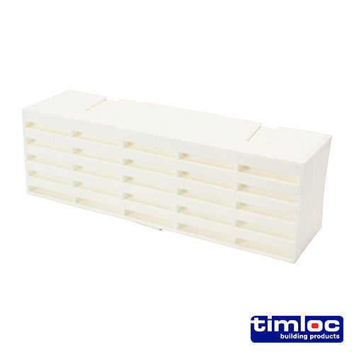Timloc Airbrick - Plastic - White - 1201ABWH 215 x 69 x 60