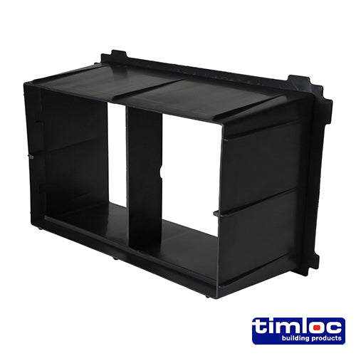 Timloc Through-Wall Cavity Sleeve Extension - Black - 1236 229 x 152