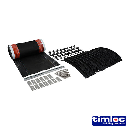 Timloc Roll Out Dry Fix Ridge Kit - Black - 54700 6m