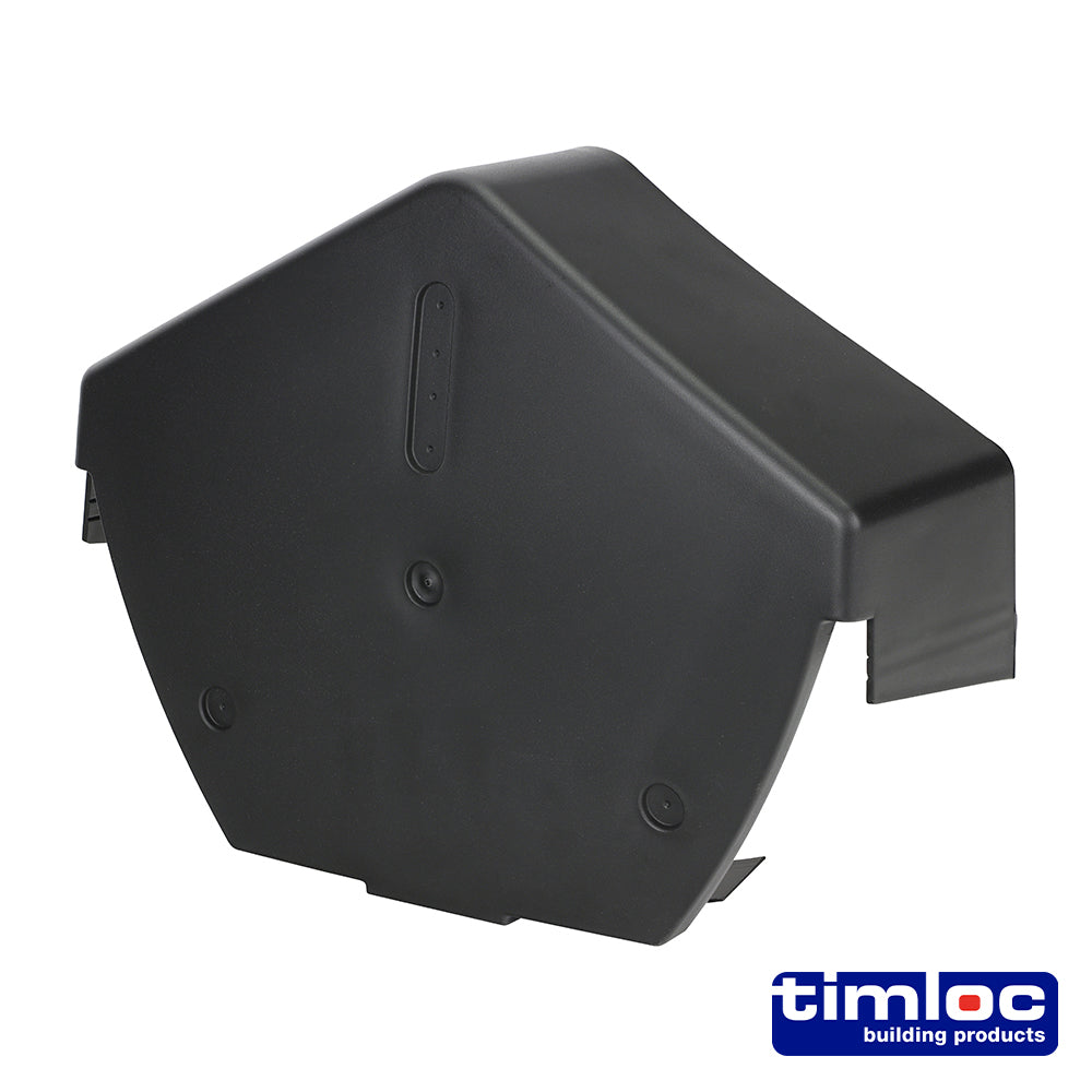 Universal Angled Cap Black 260 x 145