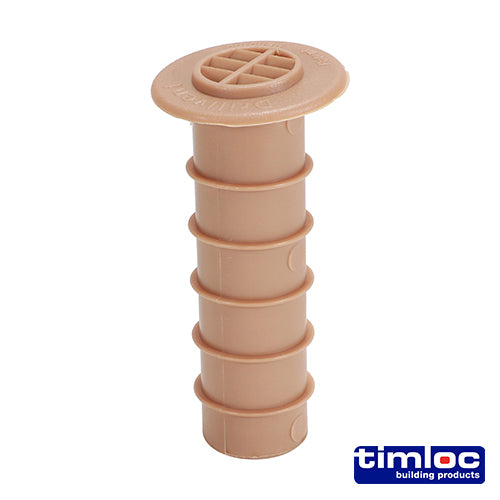 Timloc Cavity Wall Drill Vent - Buff - DV2 80mm