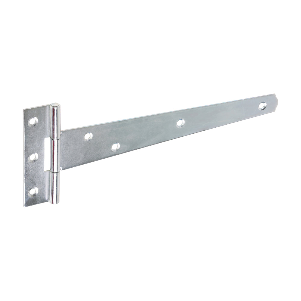 Pair of Light Tee Hinges - Zinc 8"