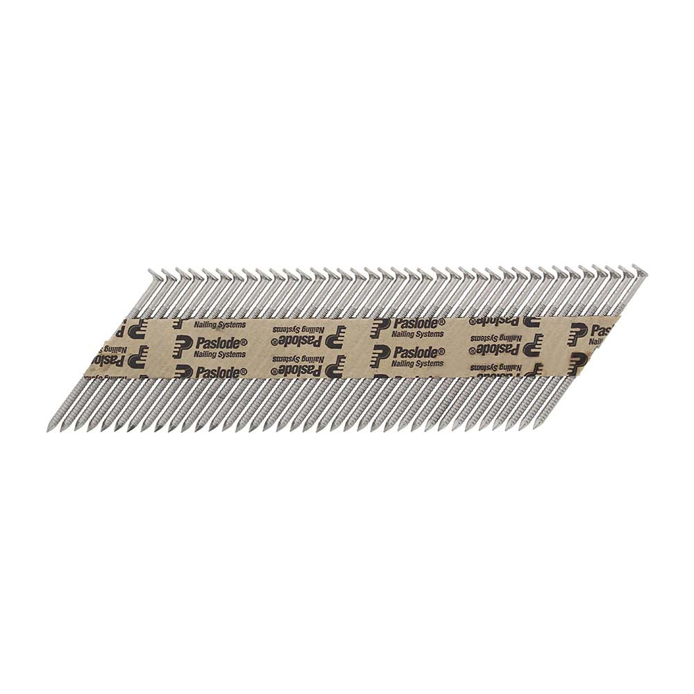 Paslode IM350+ Nails & Fuel Cells Retail Pack - Ring Shank - Stainless Steel - 141261 2.8 x 63/1CFC