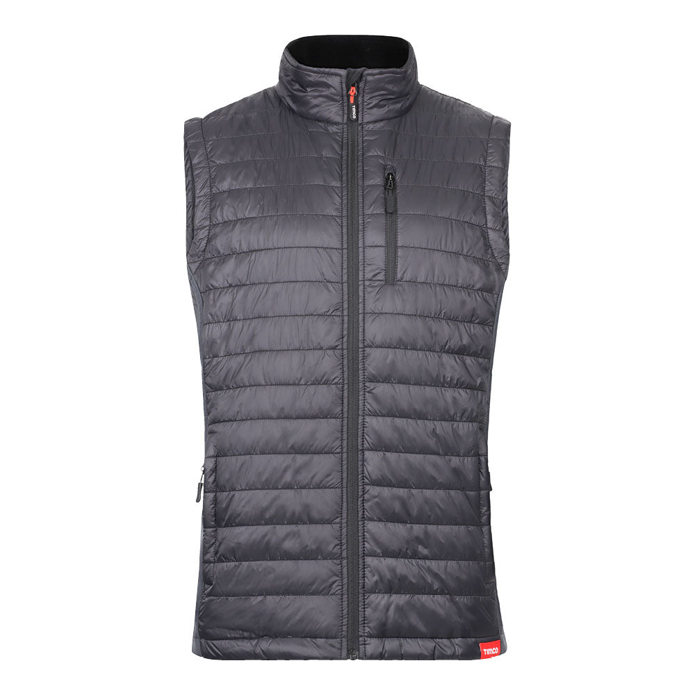 Padded Bodywarmer - Grey/Black X Large