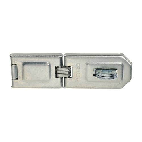 Single Hinged Hasp & Staple - Zinc 160mm