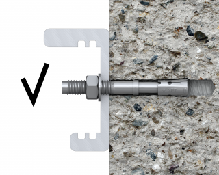 Rawlplug R-XPT - Throughbolt - Zinc