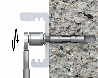 Rawlplug R-XPT - Throughbolt - Zinc