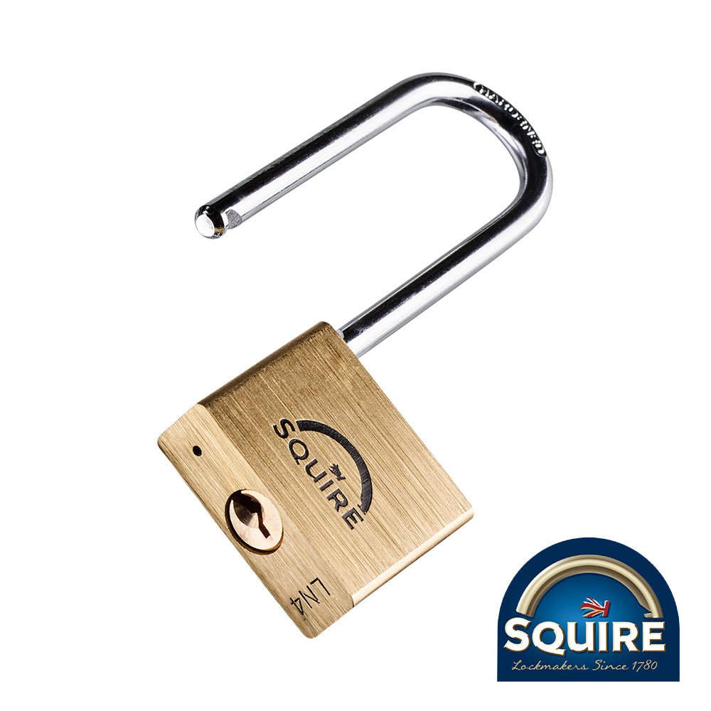Premium Brass Lion Padlock - 2.5" Stainless Steel Shackle - LN4S/2.5 40mm