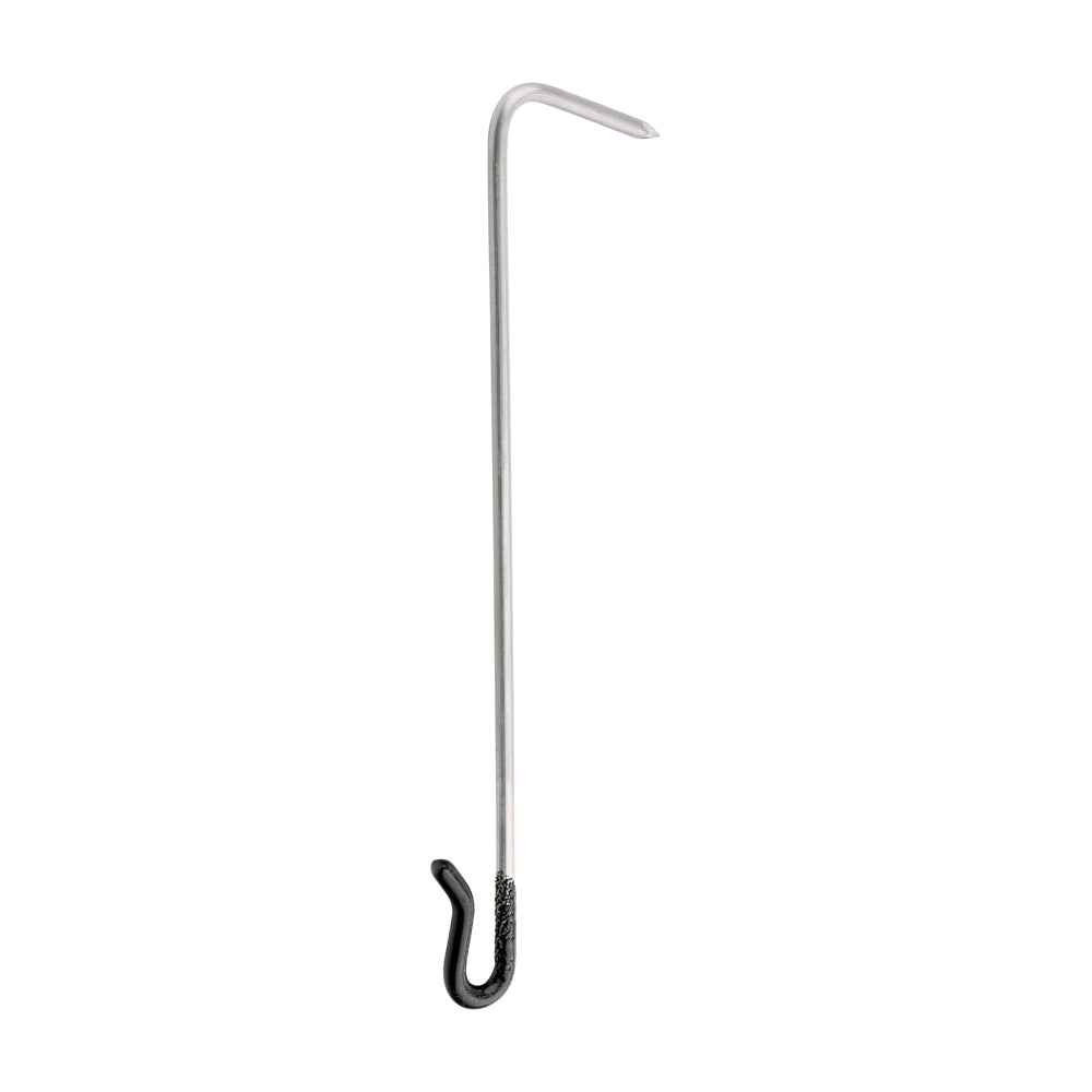 Slate Hooks - Black Grey - A4 Stainless Steel 130 x 2.7