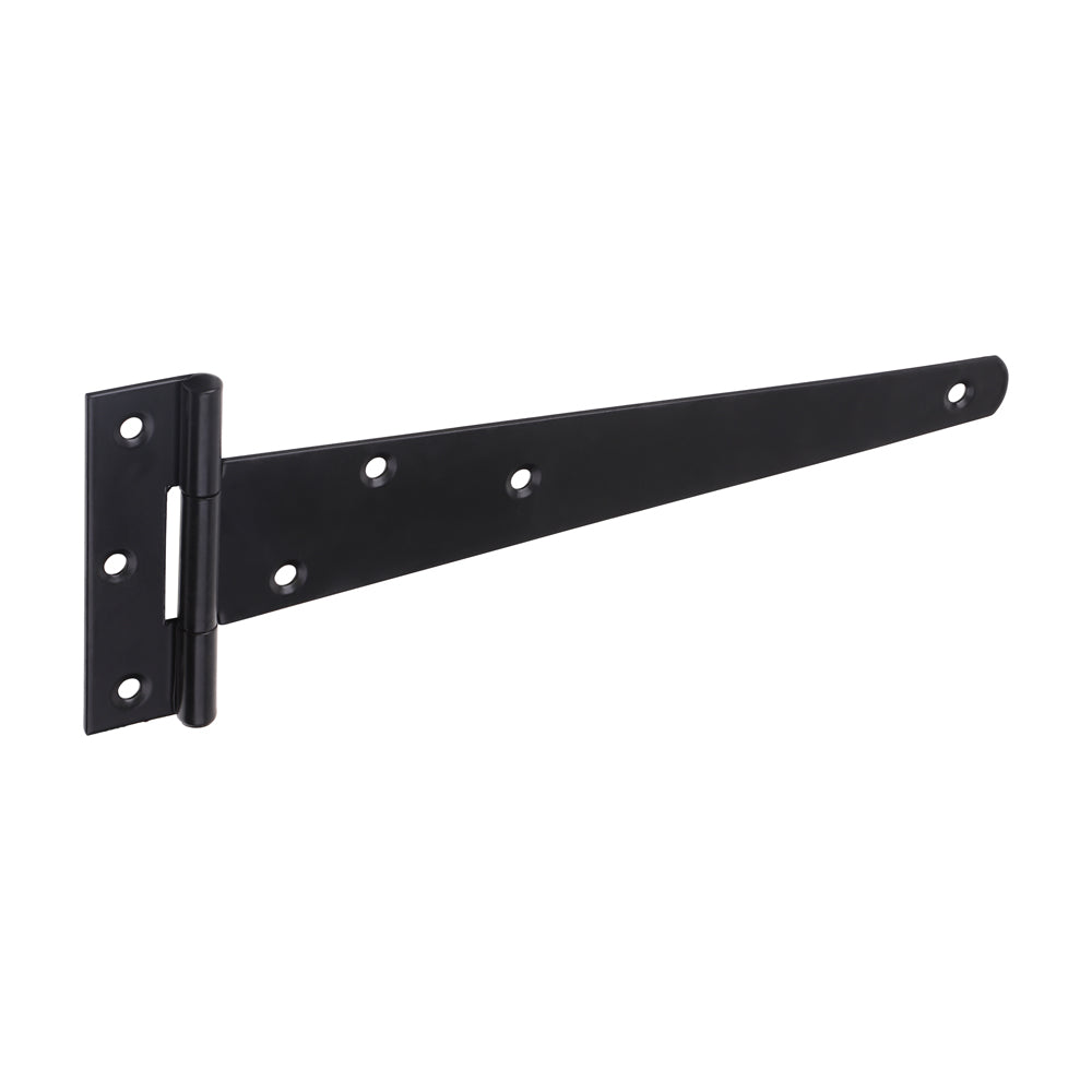 Pair of Strong Tee Hinges - Black 10"