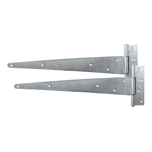 Pair of Strong Tee Hinges - Hot Dipped Galvanised 18"