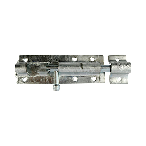 Straight Tower Bolt - Hot Dipped Galvanised 3"