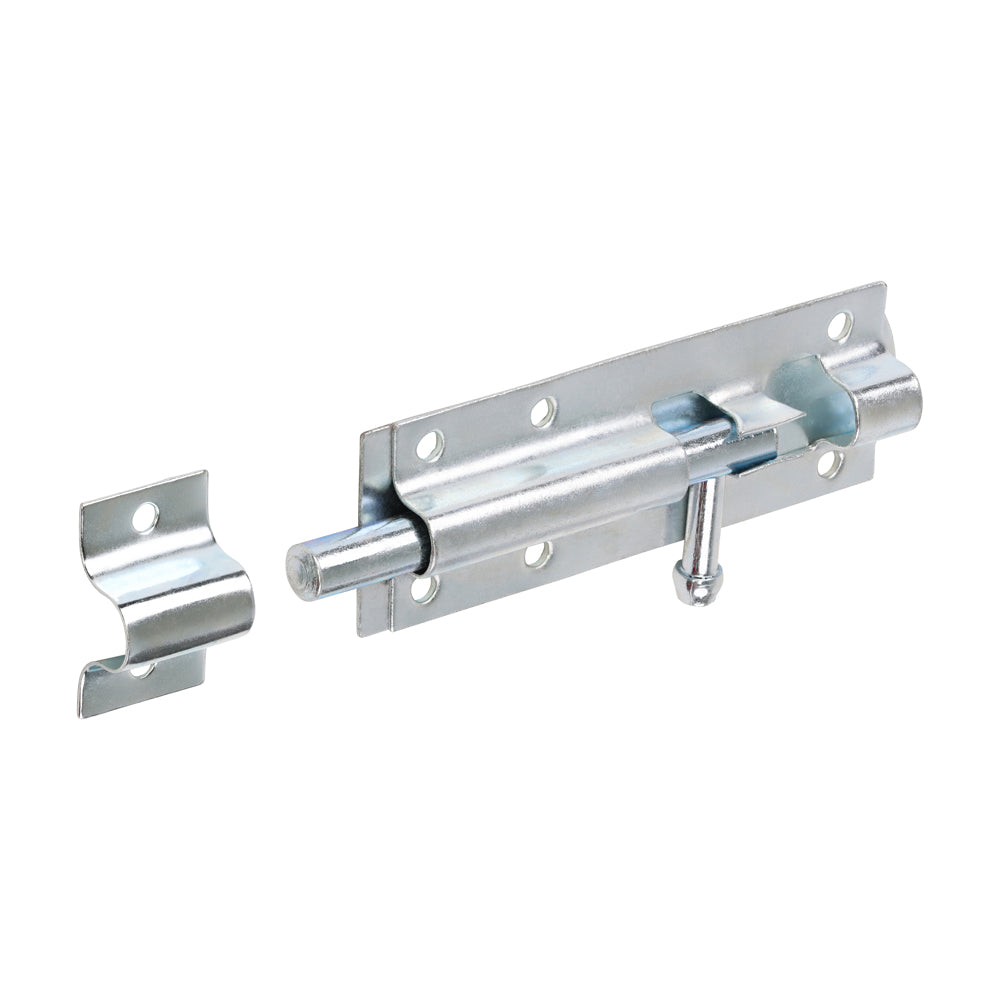 Straight Tower Bolt - Zinc 4"