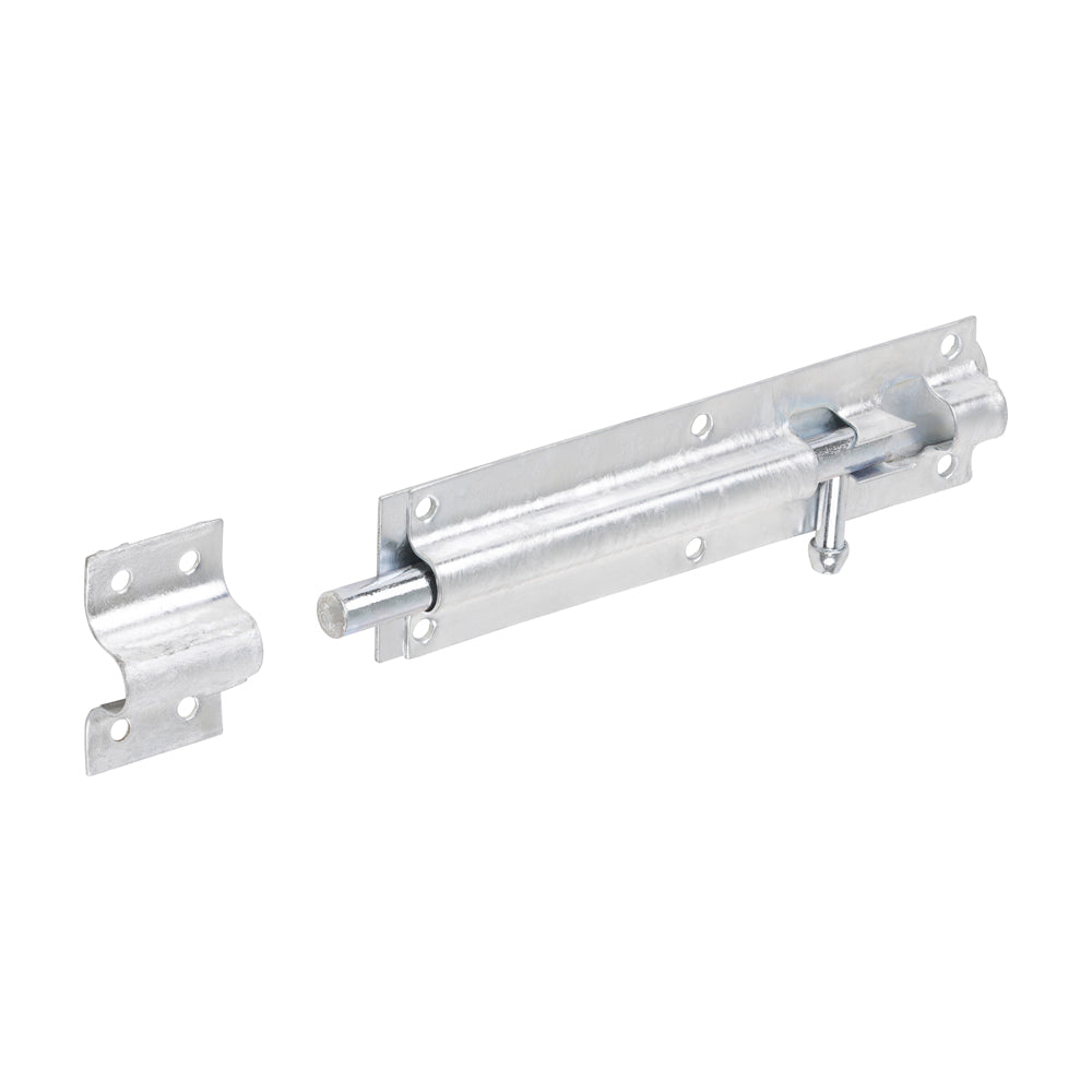 Straight Tower Bolt - Hot Dipped Galvanised 6"