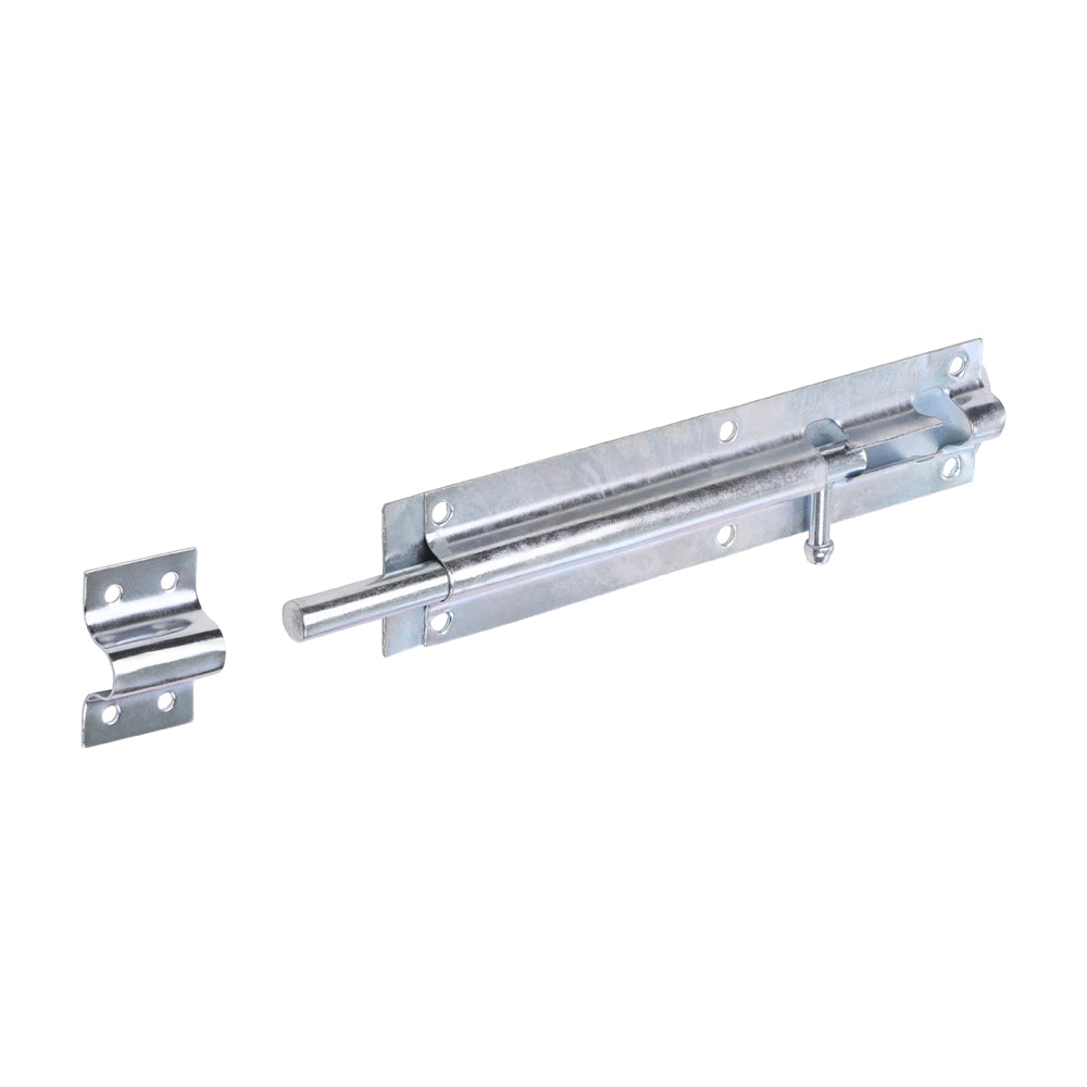 Straight Tower Bolt - Zinc 8"