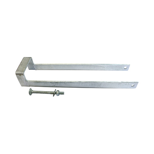 Throw-Over Gate Loop - Hot Dipped Galvanised 350mm