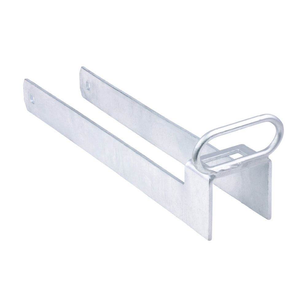 Throw-Over Gate Loop With Lifting Handle - Hot Dipped Galvanised 450mm
