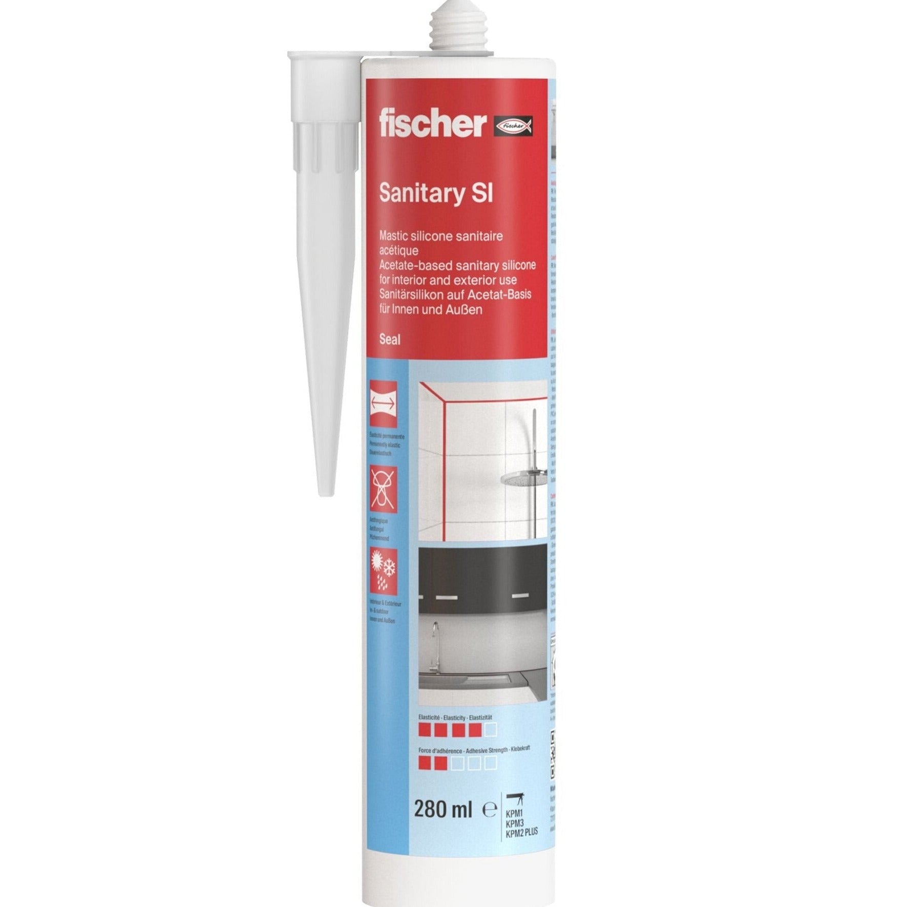 Fischer Sanitary SI - Sanitary & Kitchen Silicone (Box of 12)
