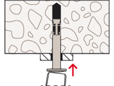 Fischer Hammerset Nail Anchor - FNA II R - Stainless Steel