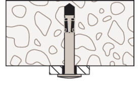 Fischer Hammerset Nail Anchor - FNA II R - Stainless Steel