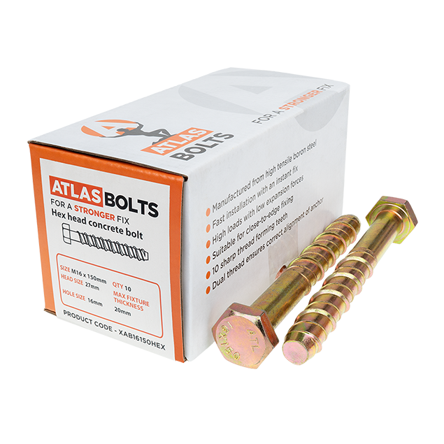 Samac XAB650FHEX M6x50mm Flange Hex Atlas Bolt ZYP (100)