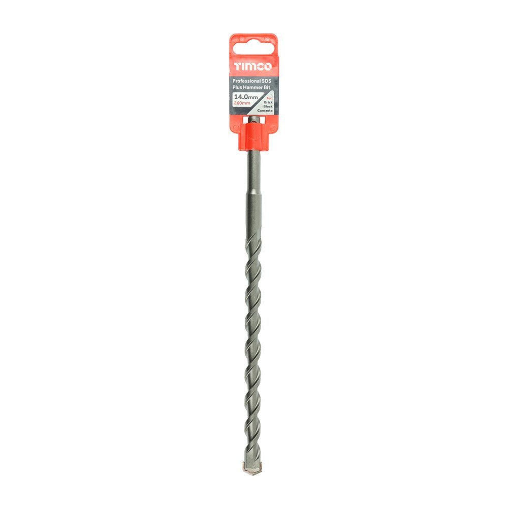 Professional SDS Plus Hammer Bit - 14.0 x 260