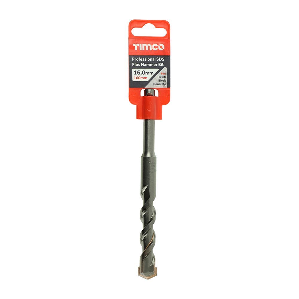 Professional SDS Plus Hammer Bit - 16.0 x 160