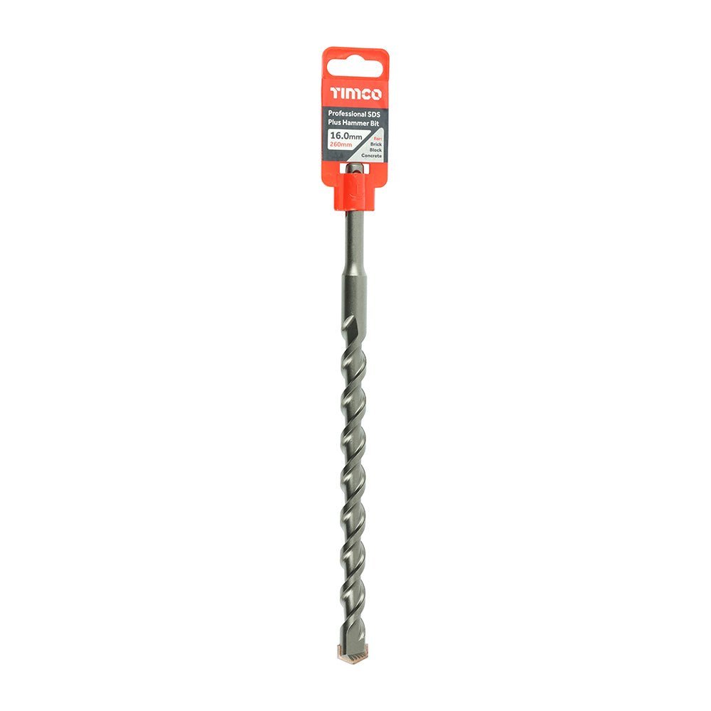 Professional SDS Plus Hammer Bit - 16.0 x 260