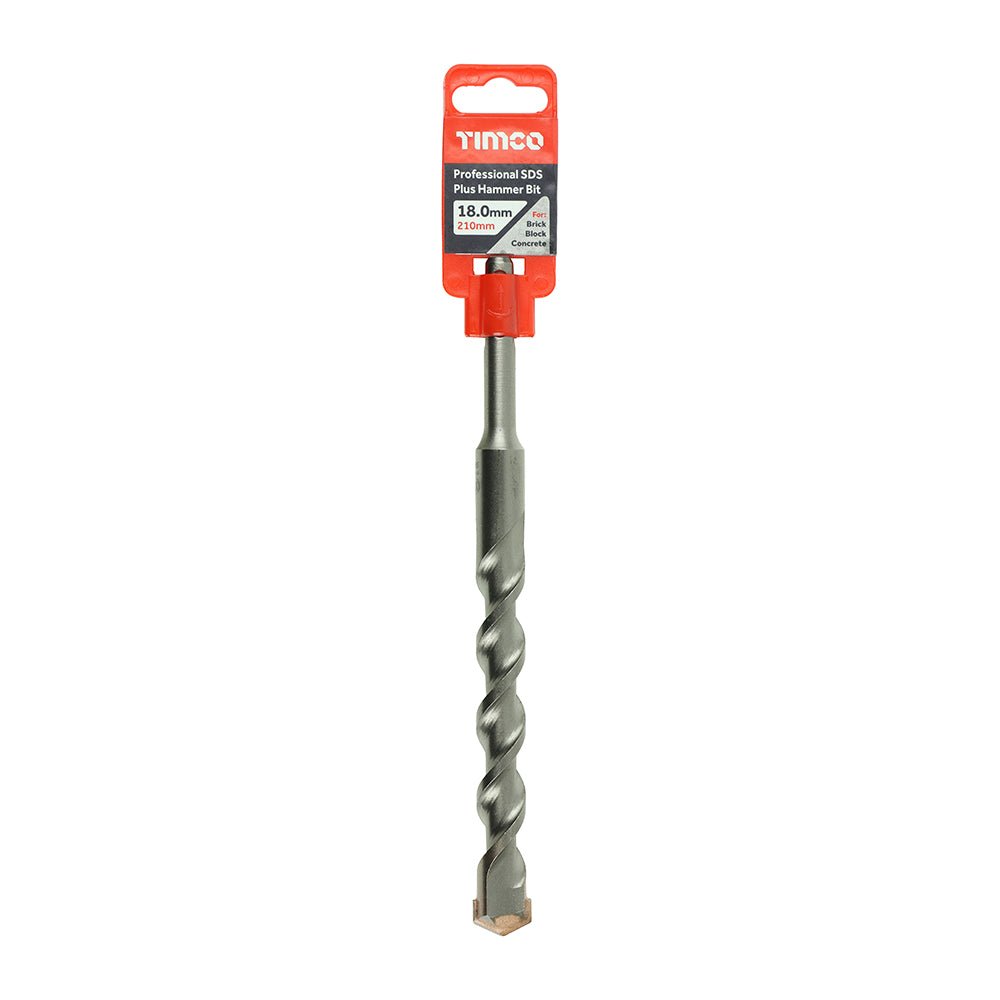 Professional SDS Plus Hammer Bit - 18.0 x 210