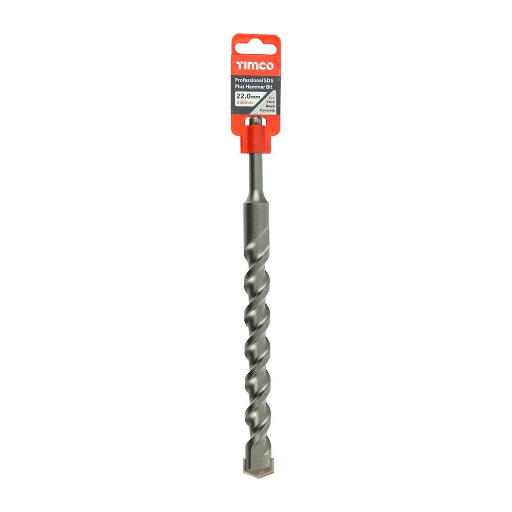 Professional SDS Plus Hammer Bit - 22.0 x 260