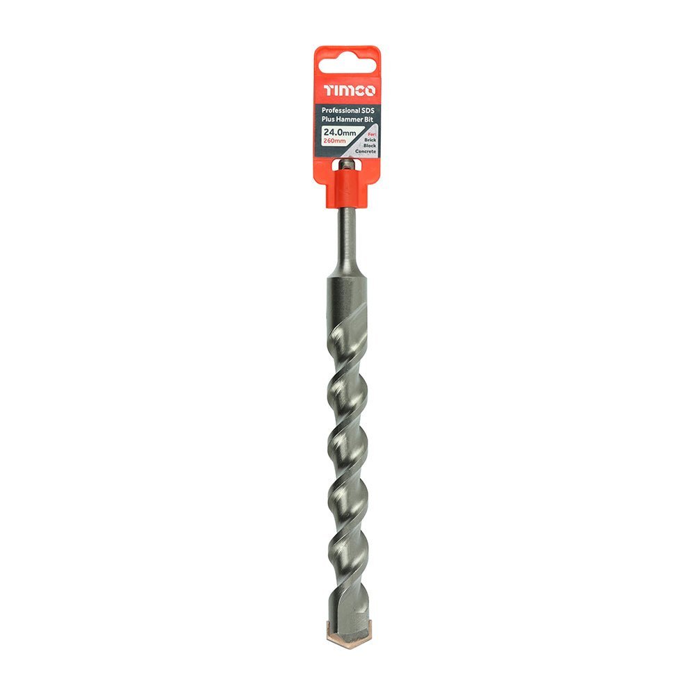 Professional SDS Plus Hammer Bit - 24.0 x 260