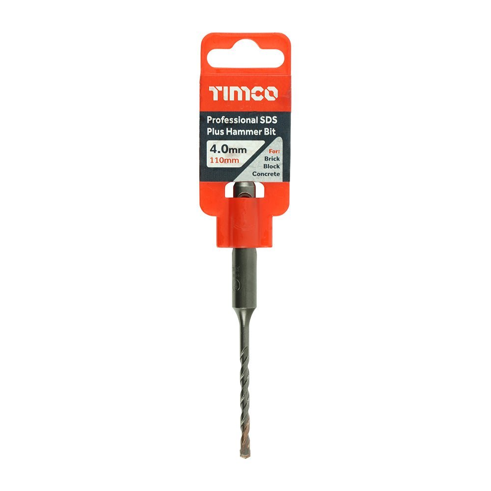 Professional SDS Plus Hammer Bit - 4.0 x 110