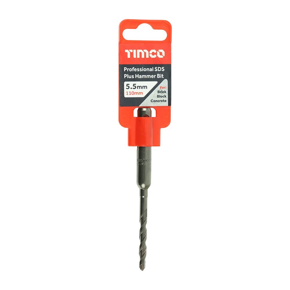Professional SDS Plus Hammer Bit - 5.5 x 110