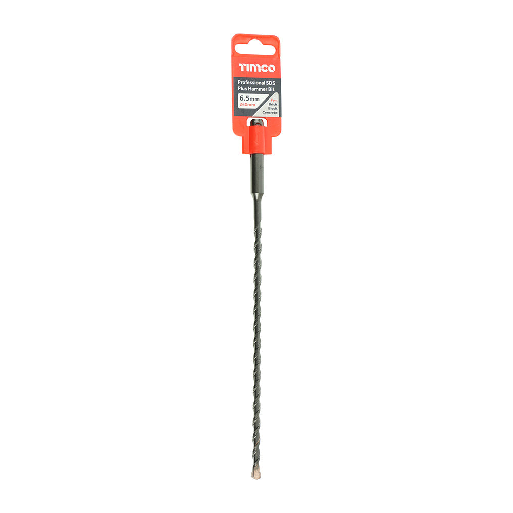 Professional SDS Plus Hammer Bit - 6.5 x 260