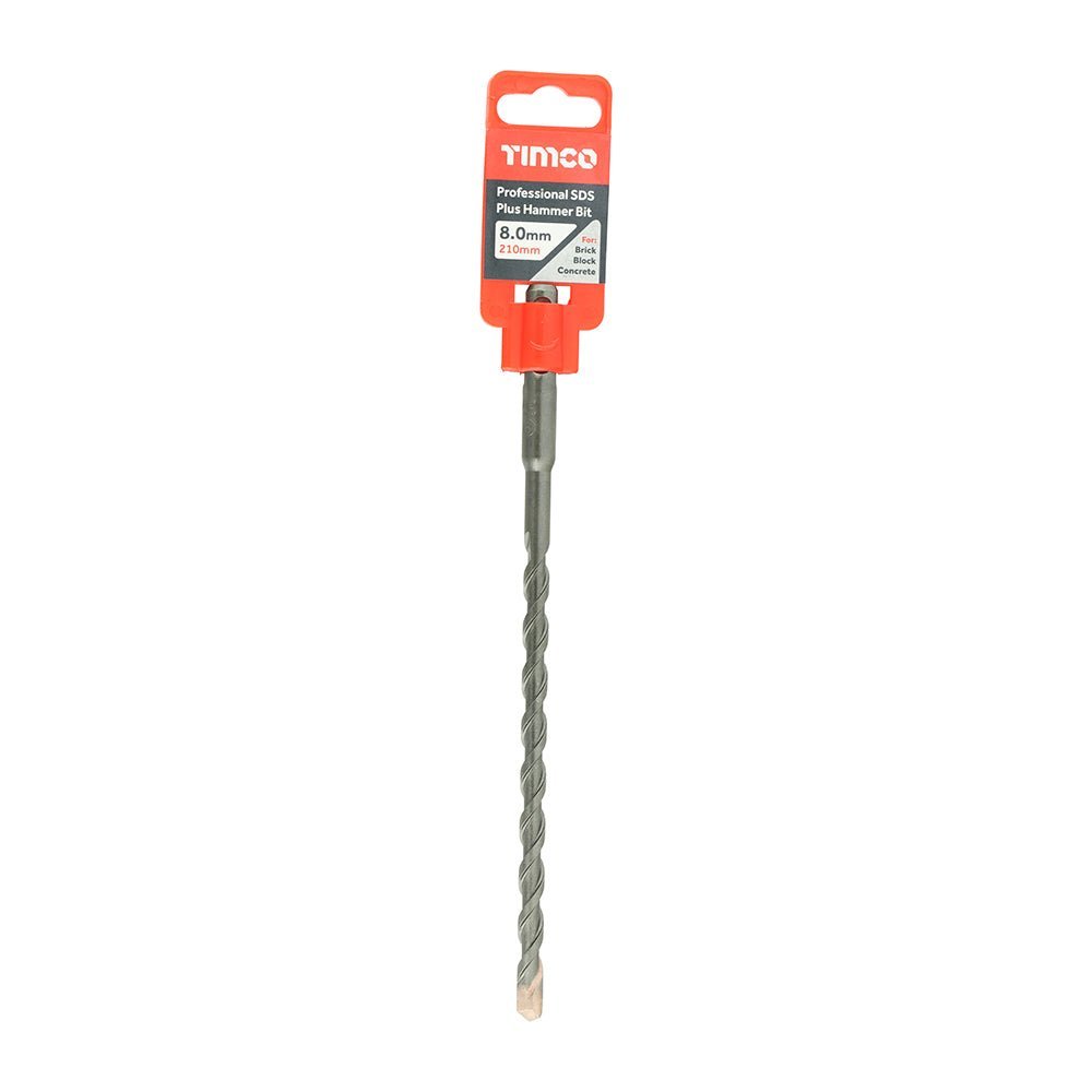Professional SDS Plus Hammer Bit - 8.0 x 210