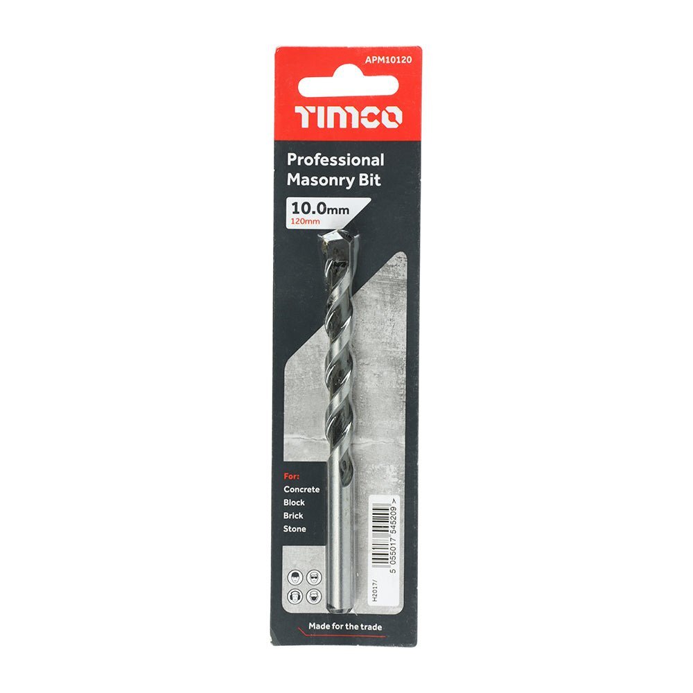 Professional Masonry Bit - 10.0 x 120