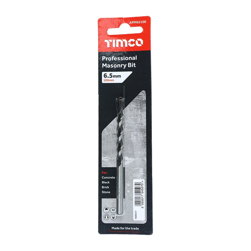 Professional Masonry Bit - 6.5 x 100