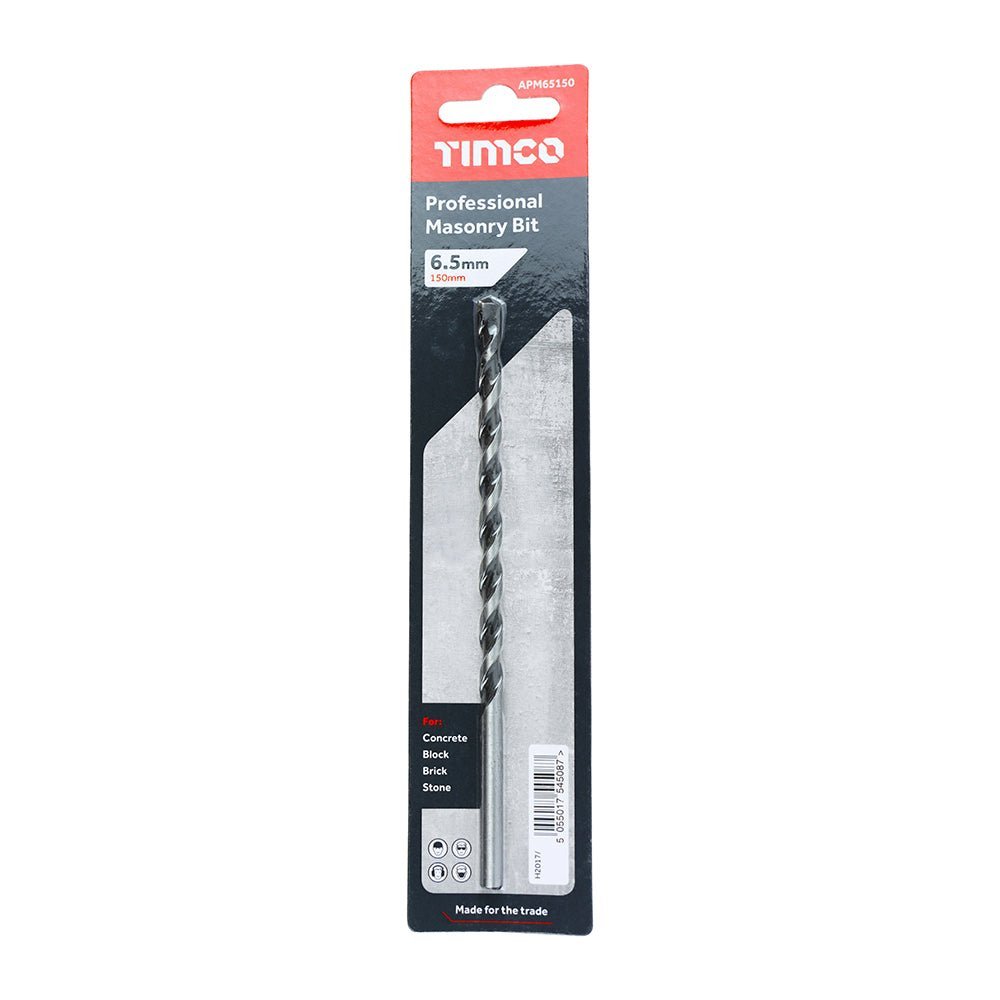 Professional Masonry Bit - 6.5 x 150