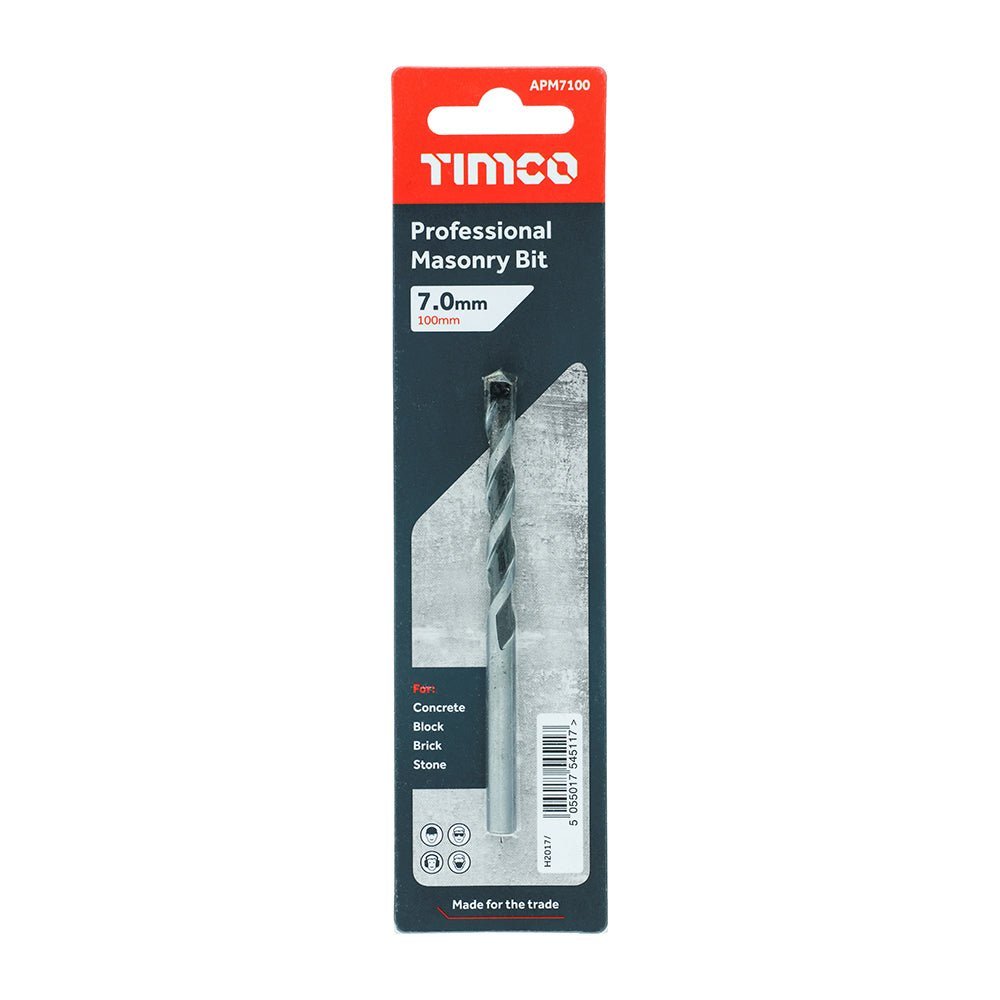 Professional Masonry Bit - 7.0 x 100